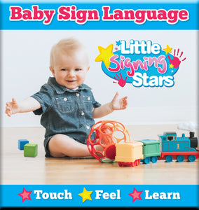 Baby Sign Language Touch Feel Learn Book